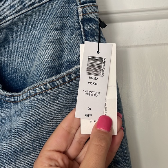 Size 29 blue Denim Forum shorts - Picture 3 of 3